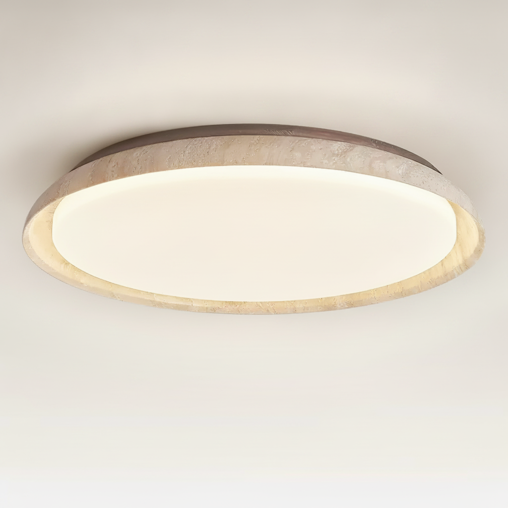Aureum Edge Ceiling Light, Wood, Integrated LED