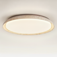 Aureum Edge Ceiling Light, Wood, Integrated LED