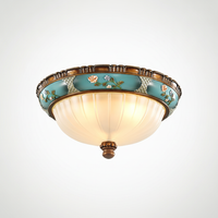 Recessed Ceiling Light Retro Floral Resin
