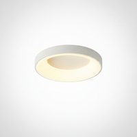 Flush Mount Ceiling Light Contemporary Metal Acrylic, Integrated LED