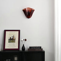 Applique Murale Courbe Sculpturale en Verre