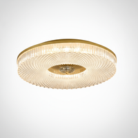 Flush Mount Ceiling Light Metal, Integrated LED, Living Room Bedroom