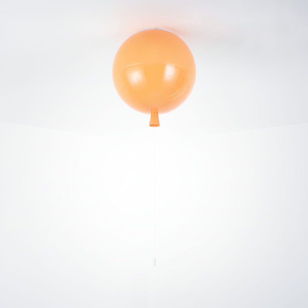 Balloon Flush Mount Ceiling Light Metal Polymer, E26 E27 Base