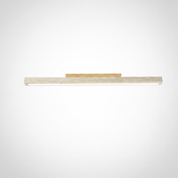 Modern Organic Travertine Column Flush Mount Ceiling Light