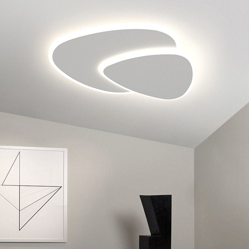 Plafonnier LED Triangle Moderne Blanc