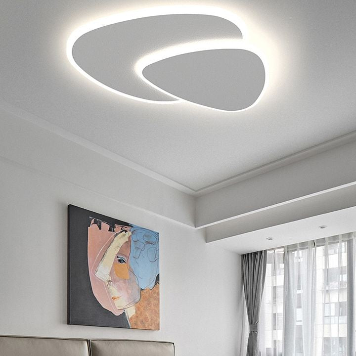 Plafonnier LED Triangle Moderne Blanc