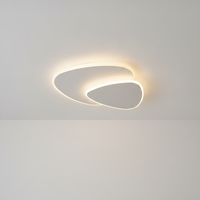 Plafonnier LED Triangle Moderne Blanc
