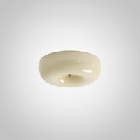 Plafonnier Spirale en Verre Soufflé