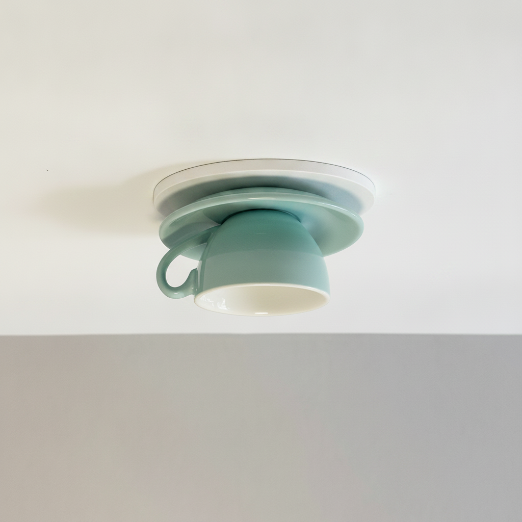 Plafonnier Tasse en Céramique Original