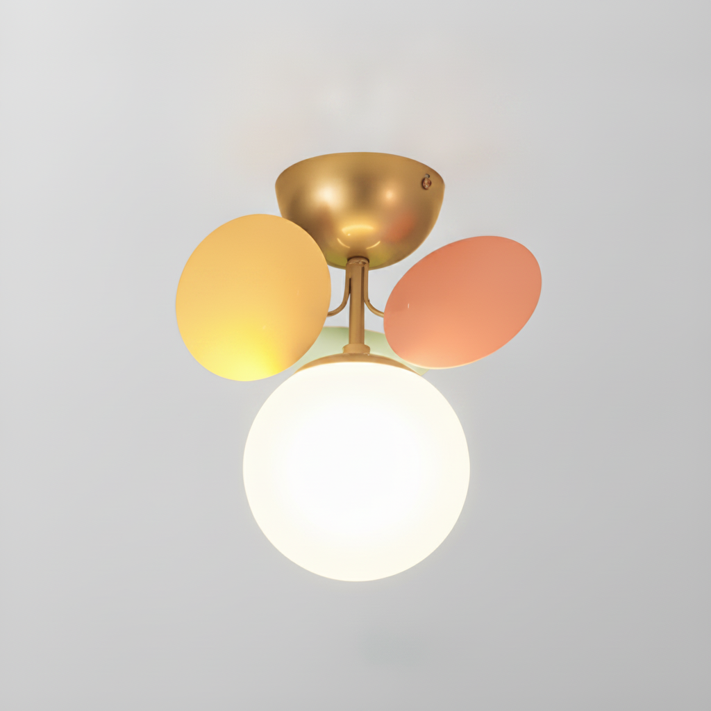 Plafonnier Rond Macaron Ludique