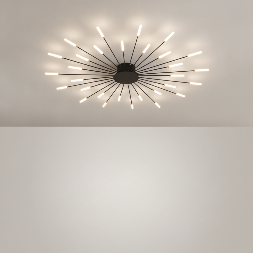 Plafonnier Feux d'Artifice Design Artistique