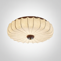 Plafonnier en Tissu Plissé Forme Lotus