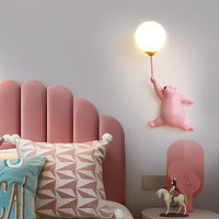 Applique Murale Ours au Ballon Lumineux