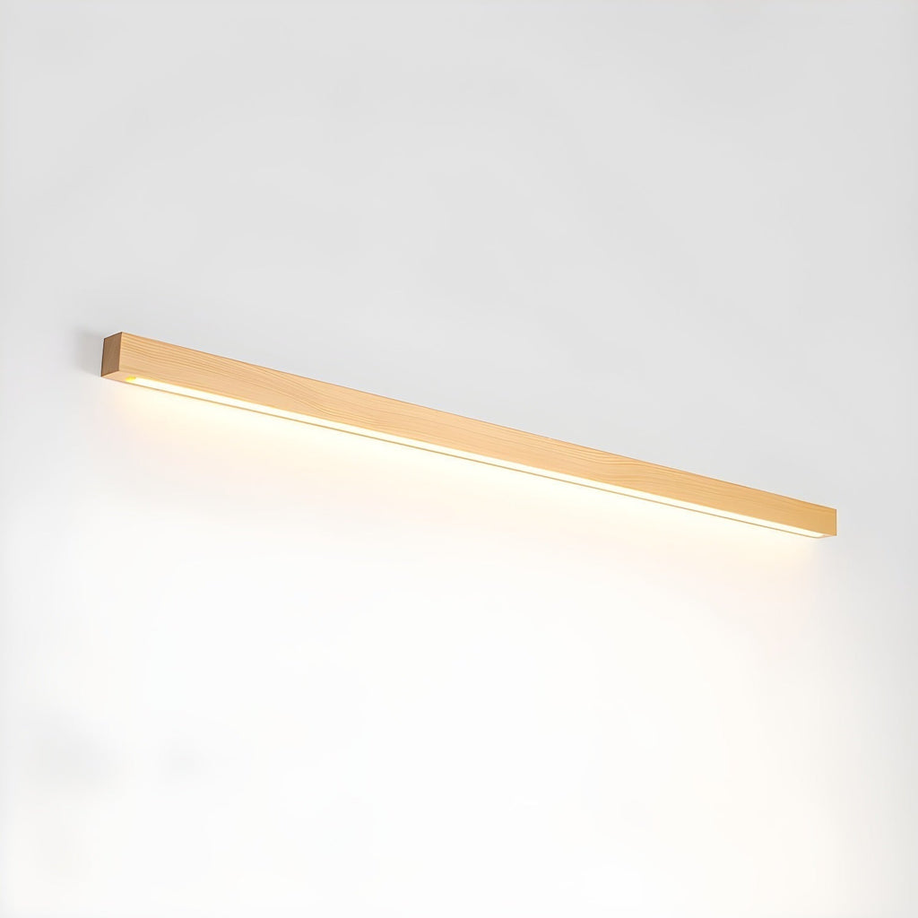 Applique Murale Linéaire en Bois
